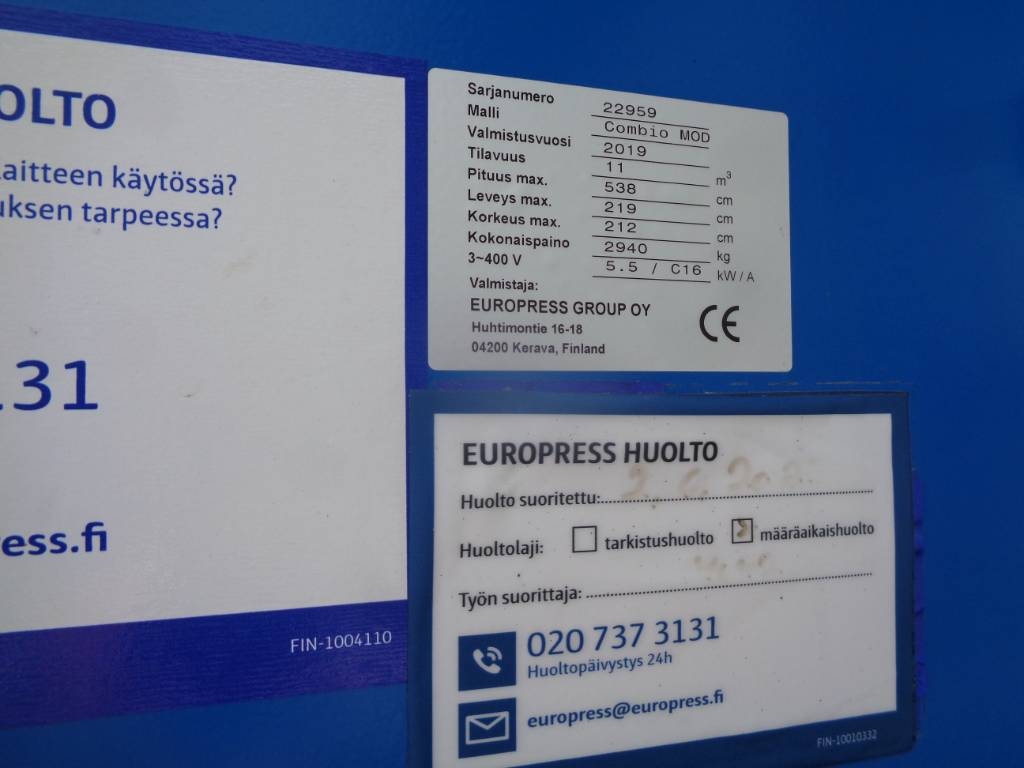Europress Combio 11m3 bio kuva 3