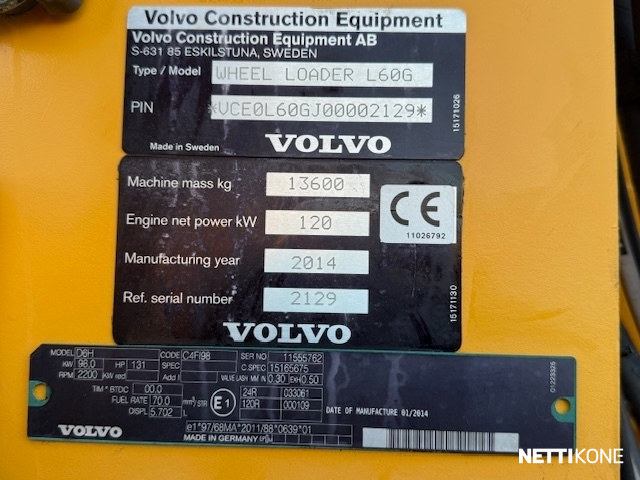 Volvo L60G kuva 17