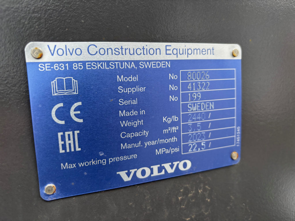 VOLVO LOG HOOK 3.5 CUBE + VERSION MIT SCHNELLKUPPLUNG kuva 5