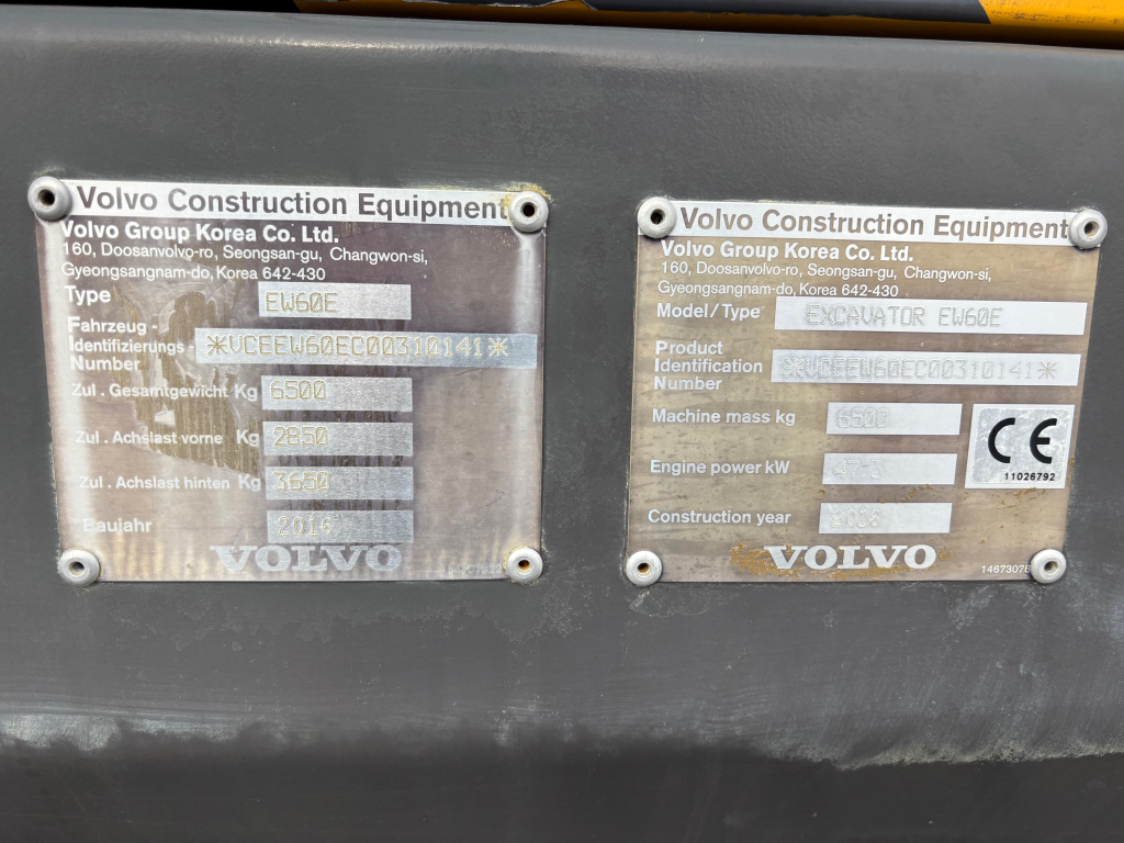 VOLVO EW60E + ZSÍR + PROBO Acélcsukló fogóval + KERÉKKORMÁNYZÁS kuva 15