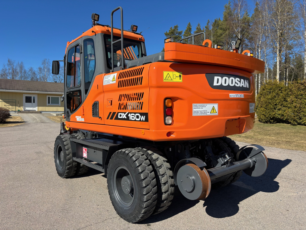 DOOSAN DX160W-3 轨道机 + 润滑脂 + 加热器 + PROBO INDEXATOR R6 带钳子 kuva 2