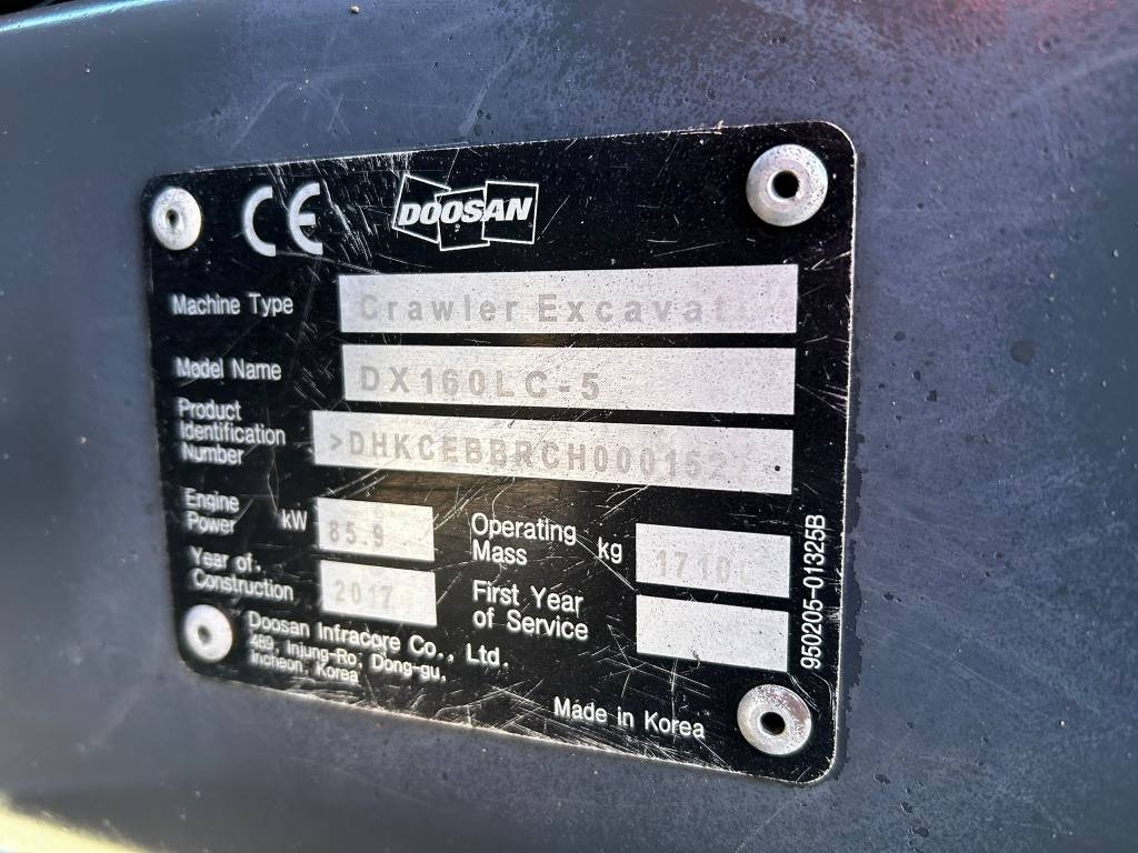 Doosan DX160LC-5 HT / Marttiini, küttekeha, määre! kuva 17