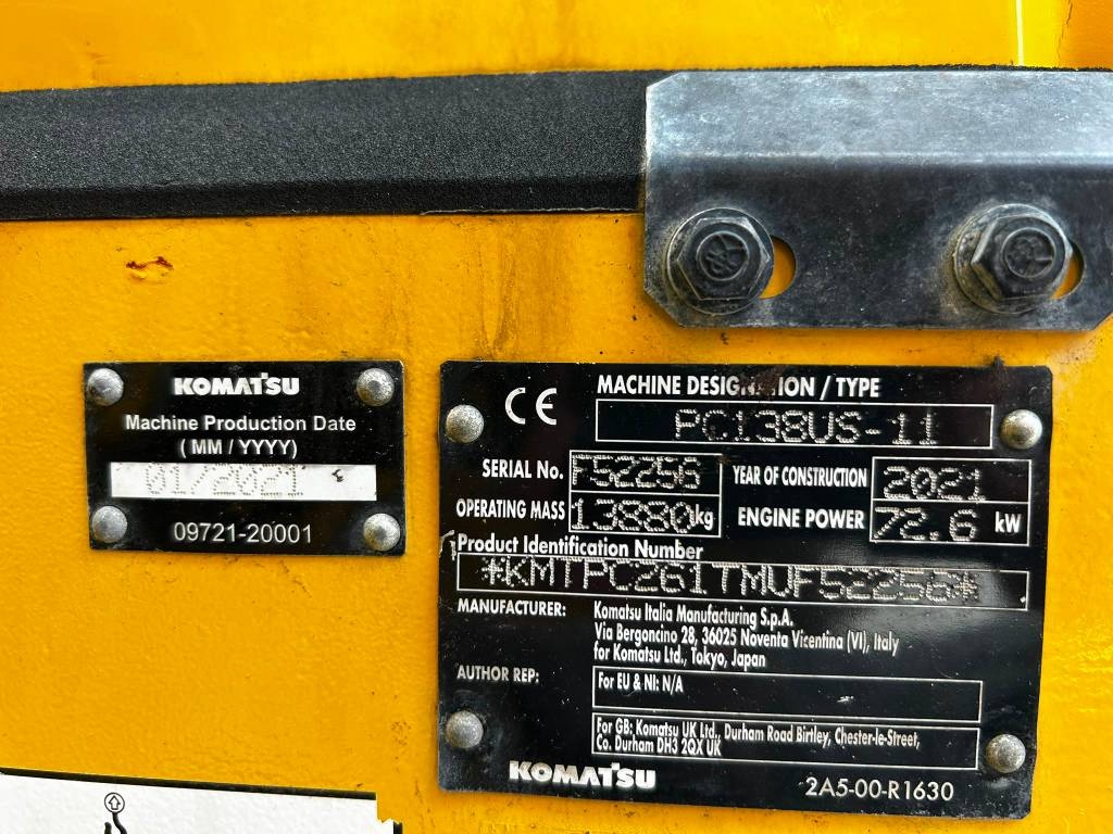 Komatsu PC 138 US-11 / Horas pequeñas, ¡Gran máquina! kuva 13