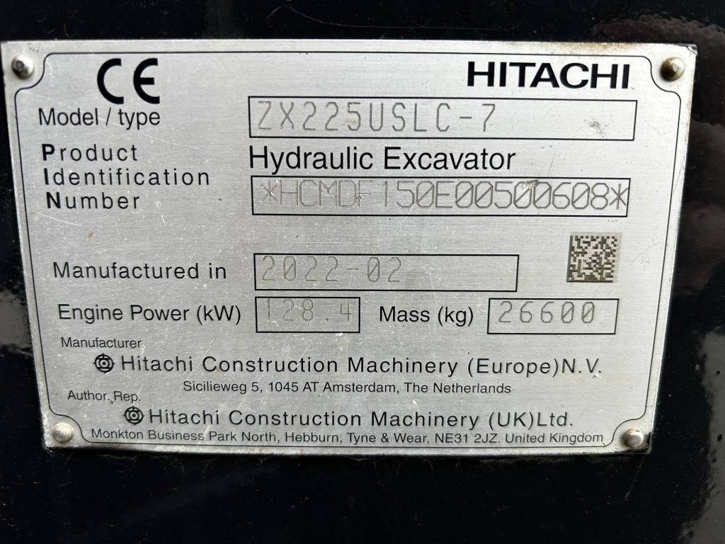 Hitachi ZX225USLC-7/ Rotators, Sildītājs, Smērviela, StageV kuva 18