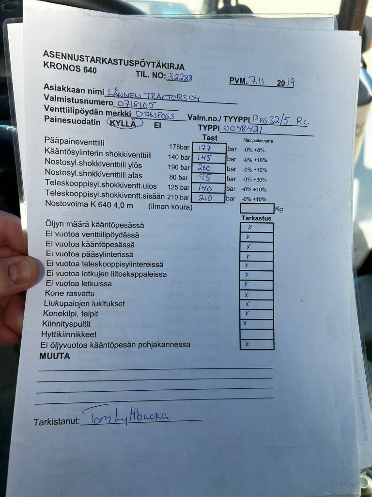Lännen 8800 / Engcon Kronospilväsnostin Um.. kuva 14