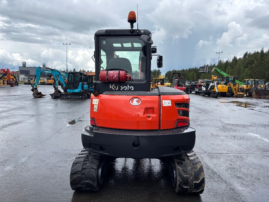Kubota KX 057-4 / 旋转器，3 个桶，润滑脂 kuva 4