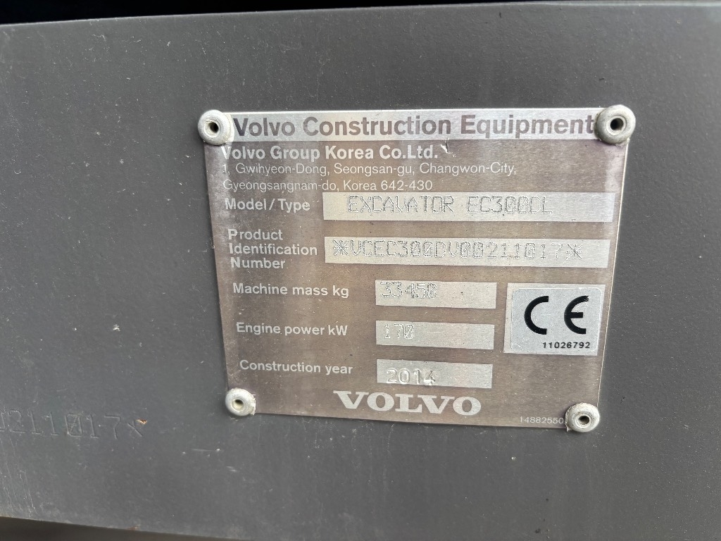 Volvo EC 300 D / Naujas apatinis aukštas, 3D, Rotatorius, Kaušas kuva 9