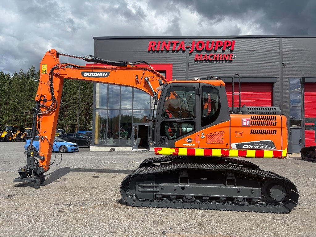Doosan DX 160 LC / Tentas, 3 kaušai, Naujos grandinės!