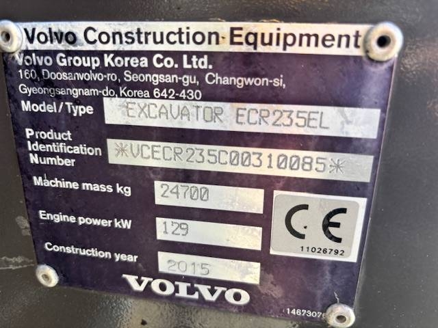 Volvo ECR 235 EL / Myyty, Sold kuva 24
