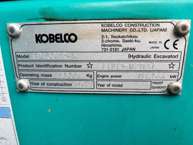 Kobelco SK 160 BR-5 / Na specjalnej platformie YM... kuva 24
