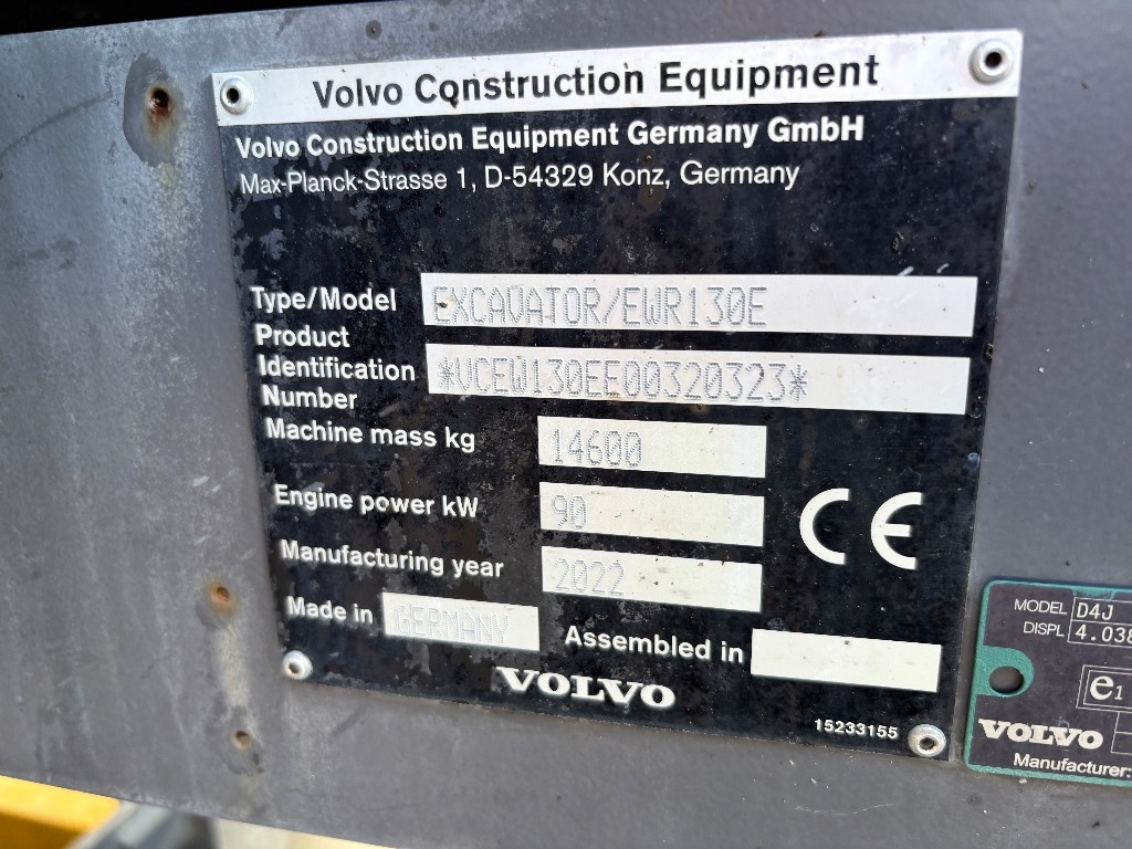 Volvo EWR 130 E / Mycket välutrustad, StageV kuva 10