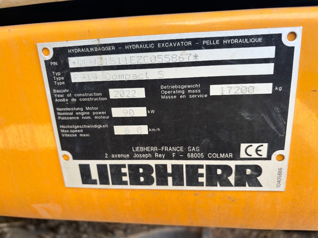 Liebherr R 914 Comp / Rotator, Graisse, Chauffage kuva 2